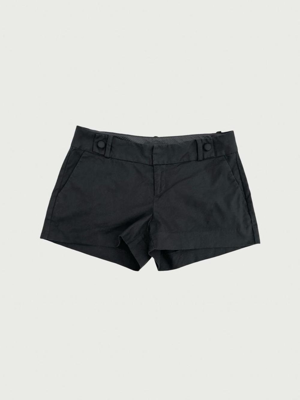 Low Rise Button Accent Shorts